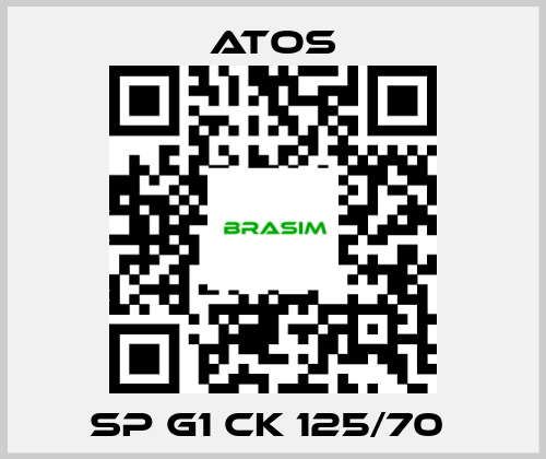 Atos-SP G1 CK 125/70  price