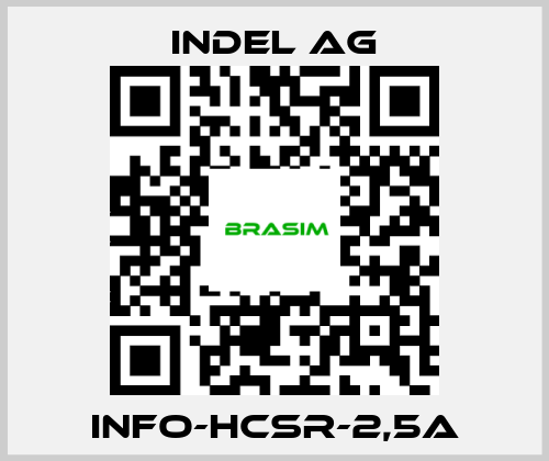 INDEL AG-INFO-HCSr-2,5A price