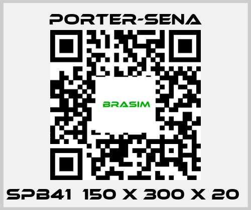 PORTER-SENA-SPB41  150 X 300 X 20  price