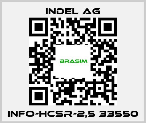 INDEL AG-INFO-HCSr-2,5 33550 price