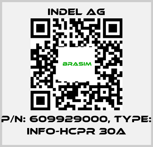 INDEL AG-P/N: 609929000, Type: INFO-HCPr 30A price