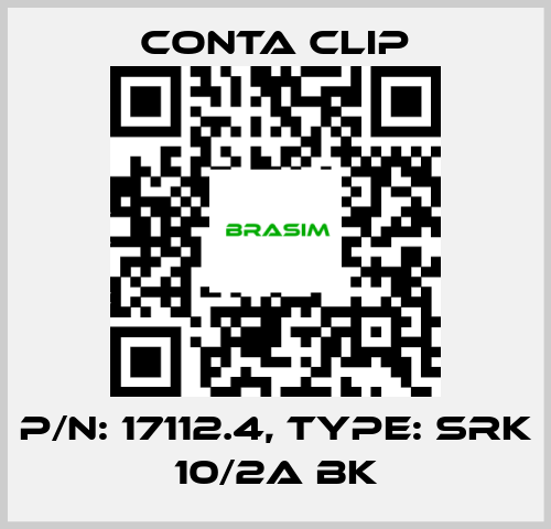 Conta Clip-P/N: 17112.4, Type: SRK 10/2A BK price