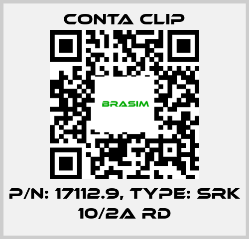 Conta Clip-P/N: 17112.9, Type: SRK 10/2A RD price