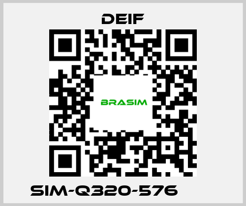 Deif-SIM-Q320-576В АС price