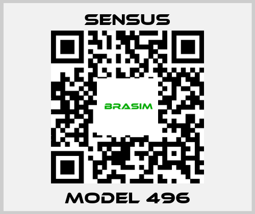 Sensus-model 496 price