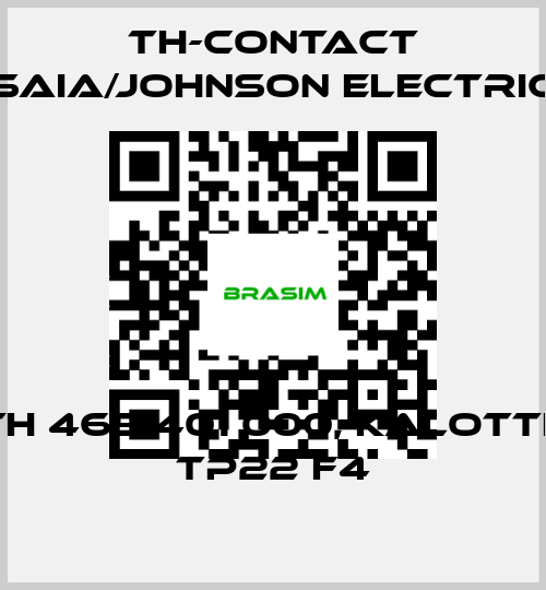 TH-Contact (Saia/Johnson Electric)-TH 465 401 000, Kalotte TP22 F4 price