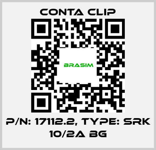 Conta Clip-P/N: 17112.2, Type: SRK 10/2A BG price