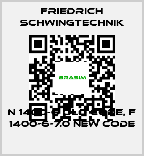 Friedrich Schwingtechnik-N 1400-6 old code, F 1400-6-7.0 new code price