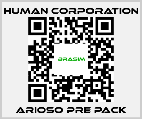 Human Corporation-Arioso Pre Pack price