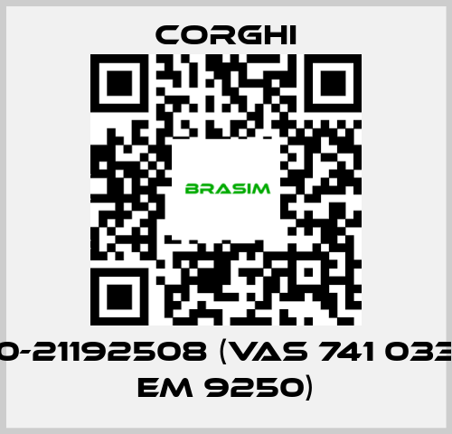 Corghi-0-21192508 (VAS 741 033 EM 9250) price