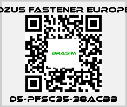 Dzus Fastener Europe-D5-PFSC35-38ACBB price