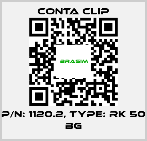 Conta Clip-P/N: 1120.2, Type: RK 50 BG price