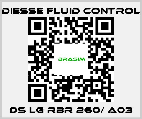 DIESSE Fluid Control-DS LG RBR 260/ A03 price