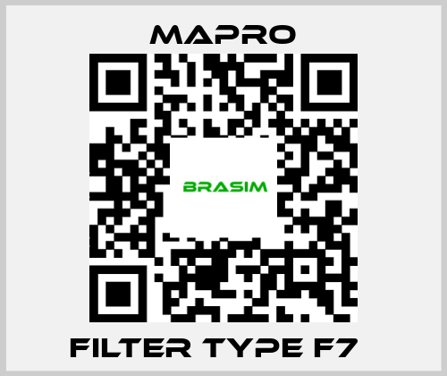 Mapro-Filter type F7   price