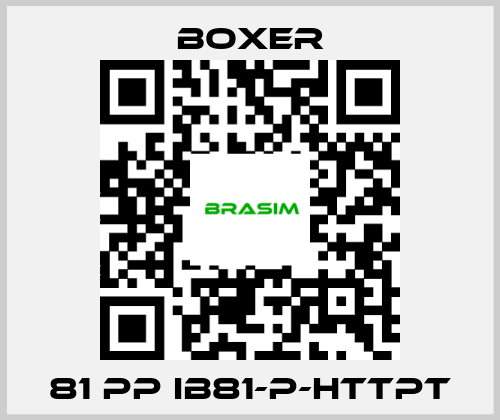 Boxer-81 PP IB81-P-HTTPT price