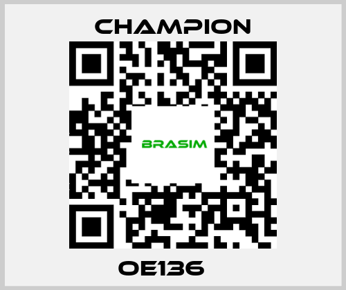 Champion-OE136    price