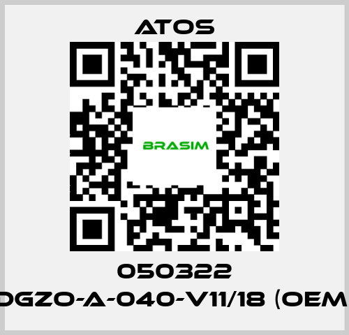 Atos-050322 DGZO-A-040-V11/18 (OEM) price