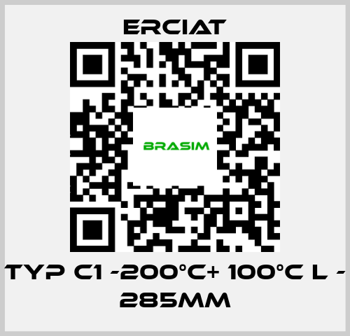 ERCIAT-TYP C1 -200°C+ 100°C L - 285MM price