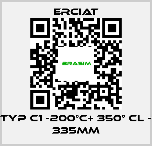 ERCIAT-TYP C1 -200°C+ 350° CL - 335MM price