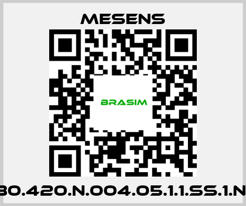 Mesens-MPS580.420.N.004.05.1.1.SS.1.N.PE.6.N price