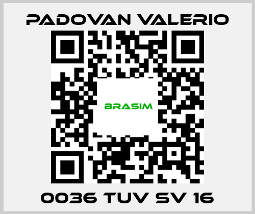 PADOVAN VALERIO-0036 TUV SV 16 price