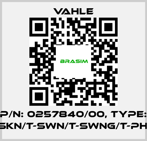 Vahle-P/n: 0257840/00, Type: SK-SKN/T-SWN/T-SWNG/T-PH-06 price