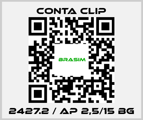 Conta Clip-2427.2 / AP 2,5/15 BG price