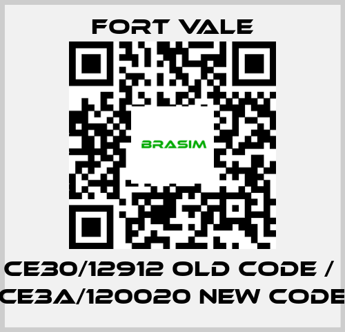 Fort Vale-CE30/12912 old code /  CE3A/120020 new code price