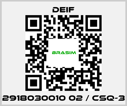 Deif-2918030010 02 / CSQ-3 price