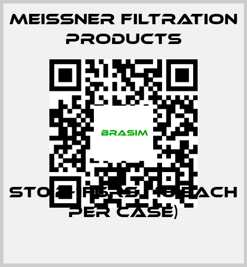 Meissner Filtration Products-ST0.2-1F6RS ( 16 each per case) price