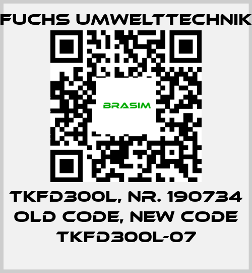 Fuchs Umwelttechnik-TKFD300L, Nr. 190734 old code, new code TKFD300L-07 price