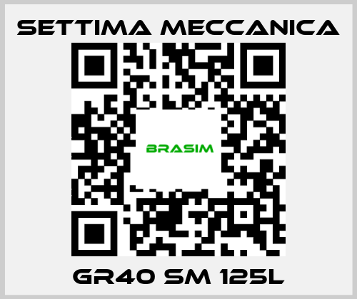 Settima Meccanica-GR40 SM 125L price