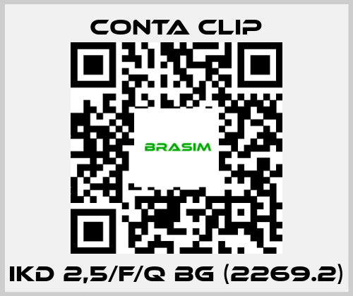 Conta Clip-IKD 2,5/F/Q BG (2269.2) price