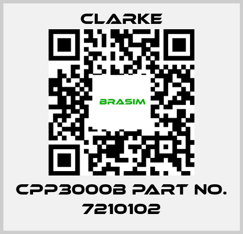 Clarke-CPP3000B PART No. 7210102 price