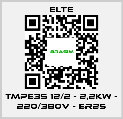 Elte-TMPE3S 12/2 - 2,2kW - 220/380V - ER25 price