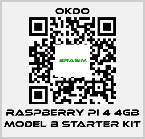 Okdo-Raspberry Pi 4 4GB Model B Starter Kit price