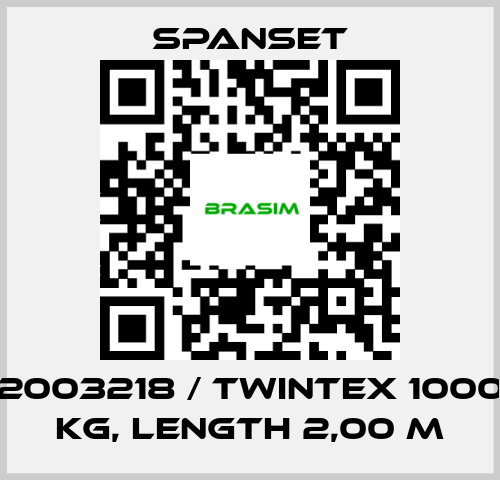 SpanSet-2003218 / Twintex 1000 kg, length 2,00 m price