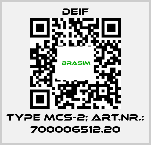 Deif-Type MCS-2; Art.nr.: 700006512.20 price