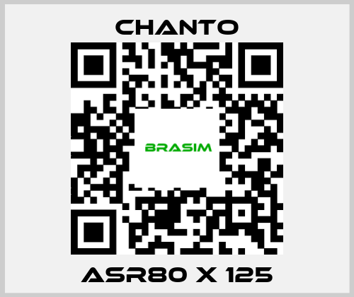 CHANTO-ASR80 X 125 price