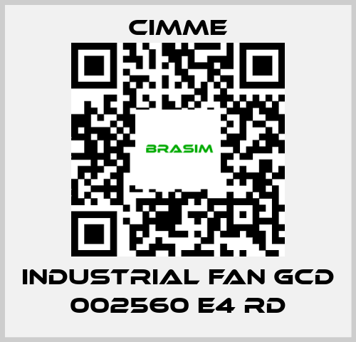 Cimme-Industrial Fan GCD 002560 E4 RD price