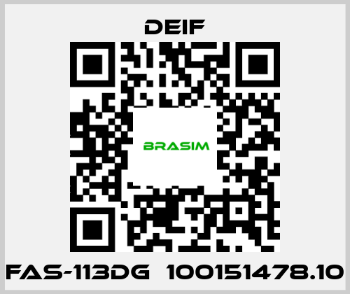 Deif-FAS-113DG  100151478.10 price