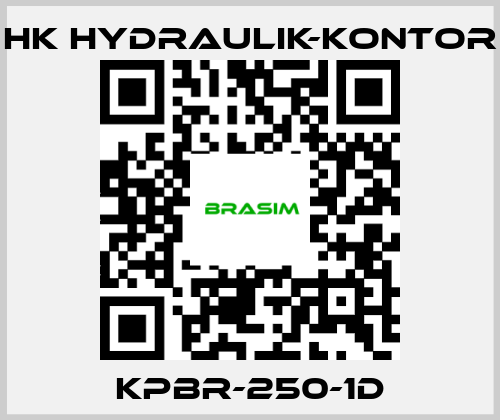 HK HYDRAULIK-KONTOR-KPBR-250-1D price