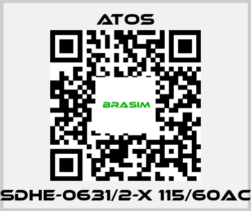 Atos-SDHE-0631/2-X 115/60AC price