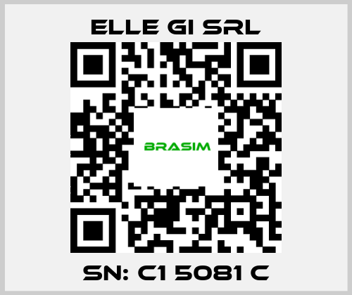 ELLE GI SRL-SN: C1 5081 C price