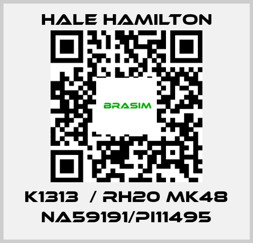 HALE HAMILTON-K1313  / RH20 MK48 NA59191/PI11495 price