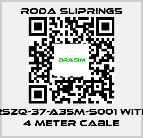 Roda Sliprings-RSZQ-37-A35M-S001 with 4 meter cable price