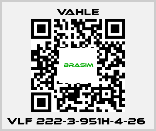 Vahle-VLF 222-3-951H-4-26  price