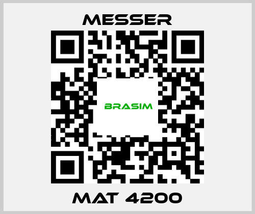 Messer-Mat 4200 price