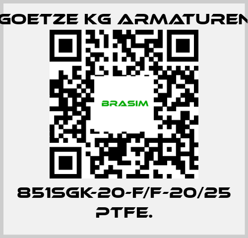 Goetze KG Armaturen-851sGK-20-f/f-20/25 PTFE. price