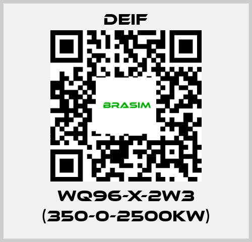 Deif-WQ96-X-2W3 (350-0-2500KW) price